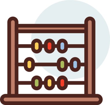 eğitim web simgesi, basit vektör illüstrasyonu 