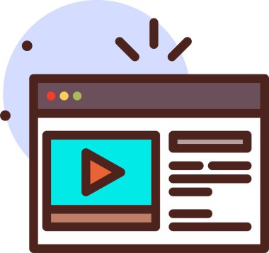 Gelişim için web tasarım simgesi. vektör illüstrasyonu