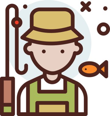 Avatar simgesi, vektör illüstrasyonu