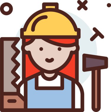 Avatar simgesi, vektör illüstrasyonu