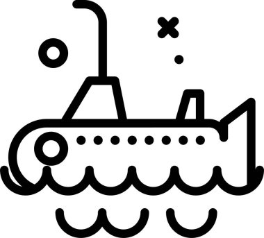 Gemi. Web simgesi basit illüstrasyon