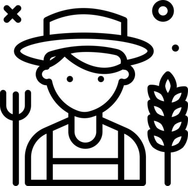 Avatar simgesi, vektör illüstrasyonu