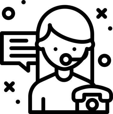 Avatar simgesi, vektör illüstrasyonu