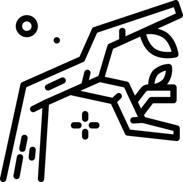 Gartenarbeit Web Symbol Einfache Illustration — Stockvektor
