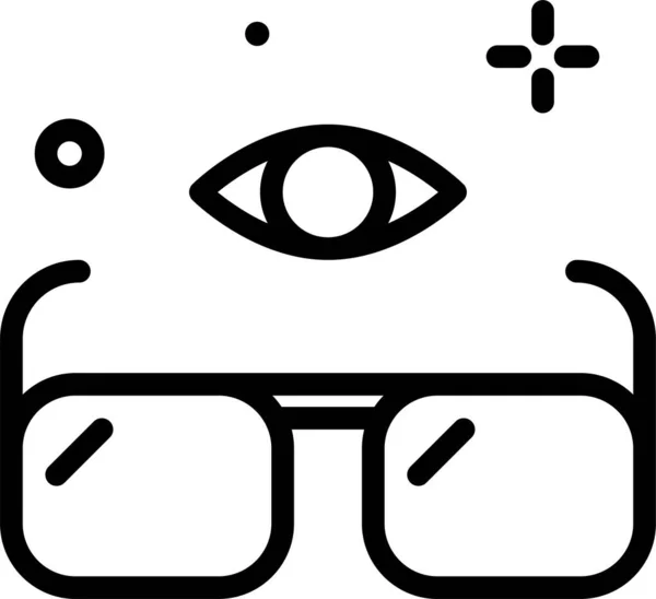 Icono Web Del Ojo Ilustración Del Vector — Vector de stock