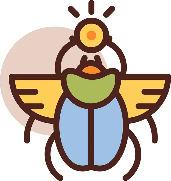 Kreslený Obrázek Včely Která Vypadá Překvapeně — Stockový vektor
