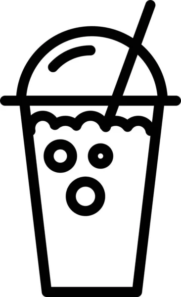 Jugo Icono Web Ilustración Simple — Archivo Imágenes Vectoriales