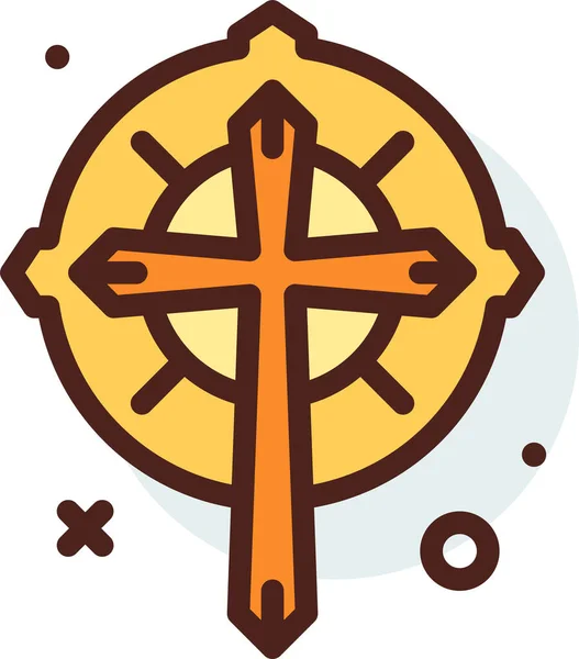 Christliche Web Ikone Einfache Vektorillustration — Stockvektor
