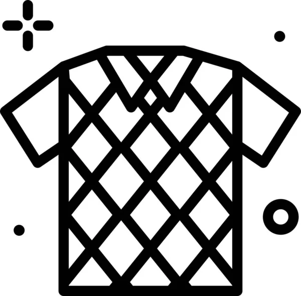 Camisa Web Ícone Ilustração Vetorial Simples — Vetor de Stock