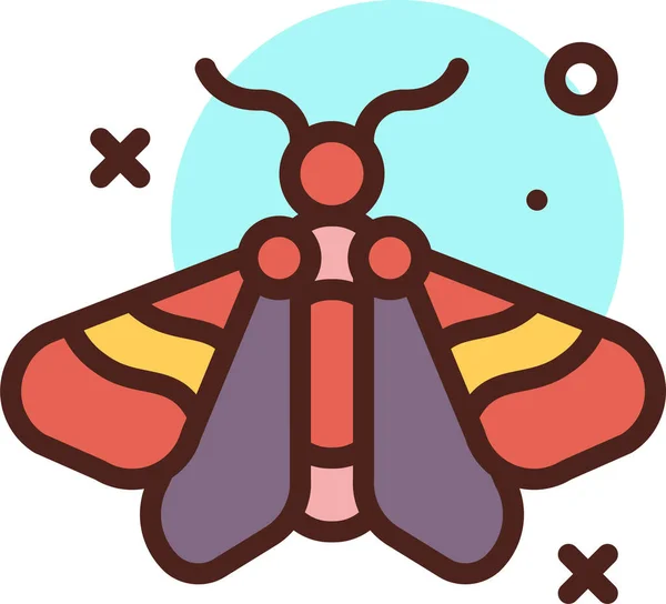 Απεικόνιση Ενός Χαριτωμένο Μέλισσα Κινουμένων Σχεδίων — Διανυσματικό Αρχείο