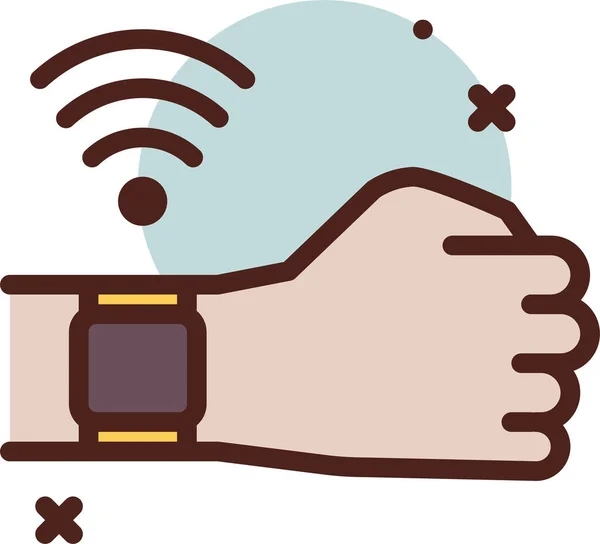 Smartwatch Icono Ilustración Vectorial — Archivo Imágenes Vectoriales