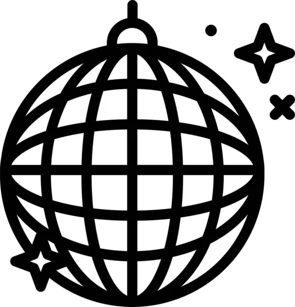 Globe Icône Web Illustration Simple — Image vectorielle