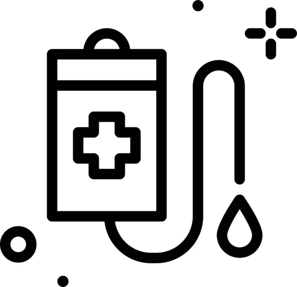 Gesundheit Web Ikone Einfache Vetor Illustration — Stockvektor