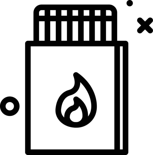 Feuerzeug Web Symbol Einfache Illustration — Stockvektor