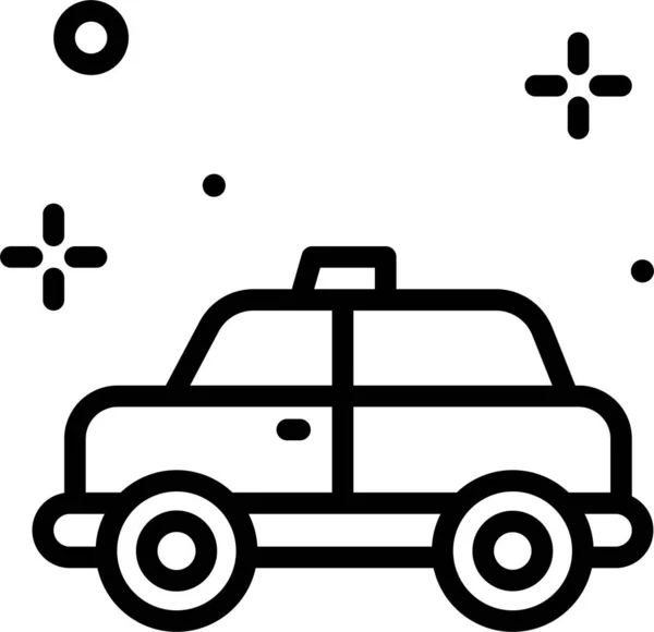 Carro Ícone Web Ilustração Simples — Vetor de Stock