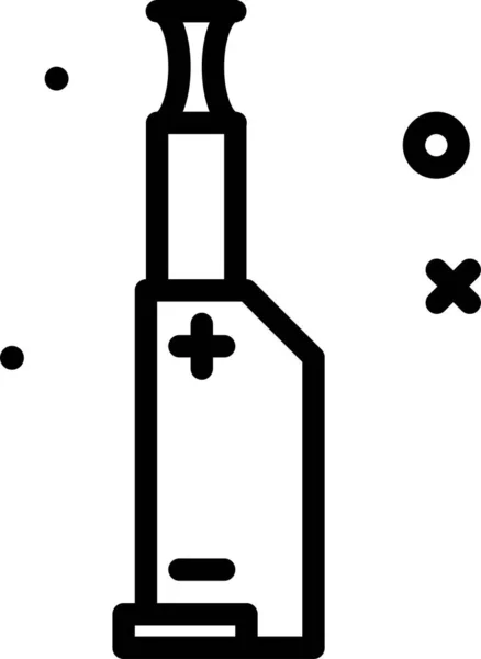 Illustration Vectorielle Cigarette Électronique Icône Moderne — Image vectorielle