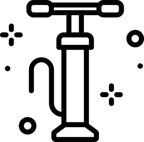 Vodovodní Kohoutek Jednoduchá Ilustrace — Stockový vektor