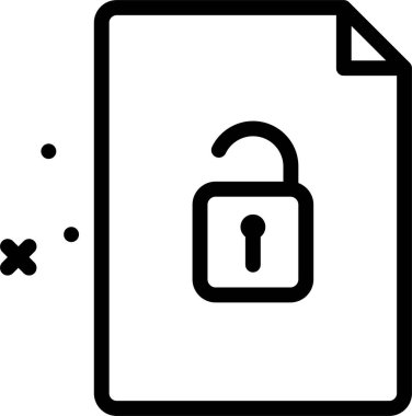 Kilit. Web simgesi basit illüstrasyon