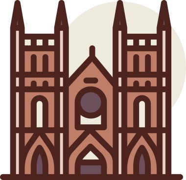 Yapı tasarımı için bir arkaplanın vektör illüstrasyonu.