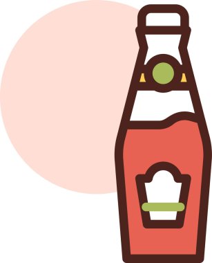 Restoran web simgesi, basit vektör illüstrasyonu 