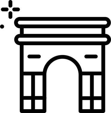 Bina. Web simgesi basit tasarım