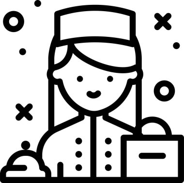 Avatar simgesi, vektör illüstrasyonu