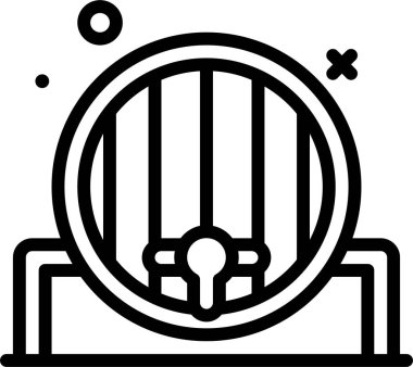 Bira. Web simgesi basit illüstrasyon