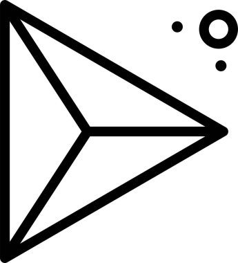 soyut şekiller simge, vektör illüstrasyonu beyaz arkaplan üzerinde izole 