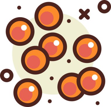 Çemberli soyut geometrik arkaplan