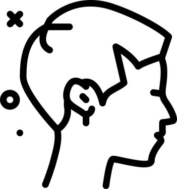 Avatar simgesi, vektör illüstrasyonu