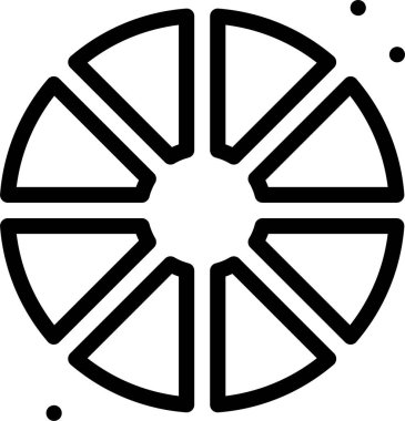 Yaz. Web simgesi basit illüstrasyon