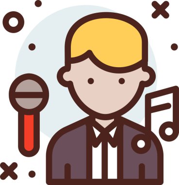 Avatar simgesi, vektör illüstrasyonu