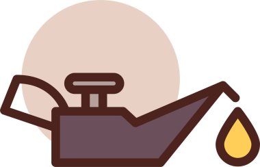Yağ deposu. Web simgesi