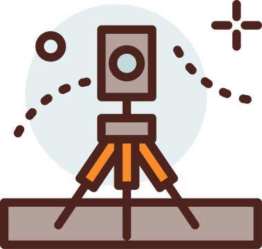 Kamera. Web simgesi basit illüstrasyon