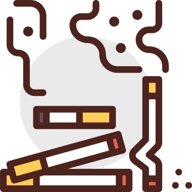 Beyaz arkaplanda izole edilmiş bir çizgi filmin vektör çizimi