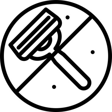 yiyecek ve içecek düz vektör simgesi.