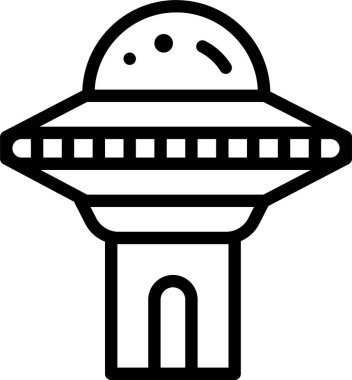 Bilim web simgesi, basit vektör illüstrasyonu