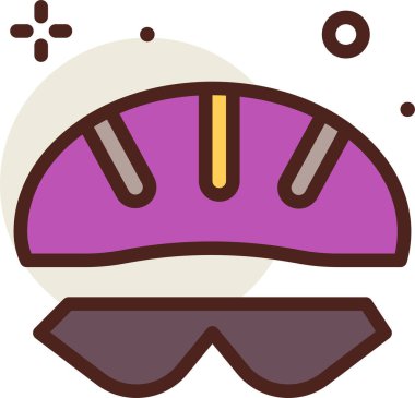 Çizgi film simgesinin vektör çizimi