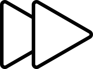 Ok. Web simgesi basit illüstrasyon