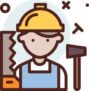 Avatar simgesi, vektör illüstrasyonu