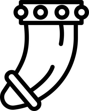 Noel çanı. Basit resimleme