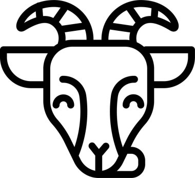 Bir atın vektör illüstrasyonu