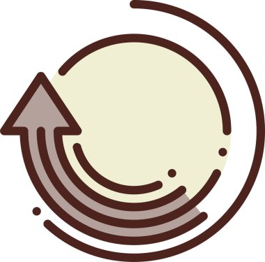 Dairesel bir çerçevenin vektör illüstrasyonu