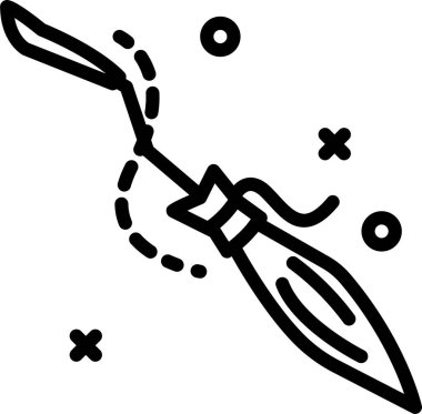 Şirin bir çizgi film arısının vektör çizimi