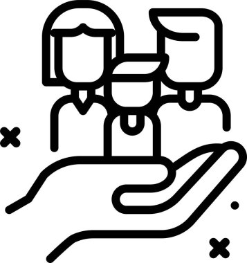 Koruma kalkanı web simgesi, basit vektör illüstrasyonu 