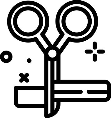 sağlık web simgesi, basit veteriner illüstrasyonu