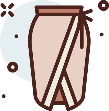 Çizgi film yemek stilinin vektör çizimi