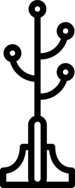 mobilya web simgesi, basit vektör illüstrasyonu