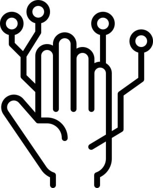 Düz tasarım simgesine sahip bilim ve teknoloji kavramı beyaz arkaplanda izole edildi 