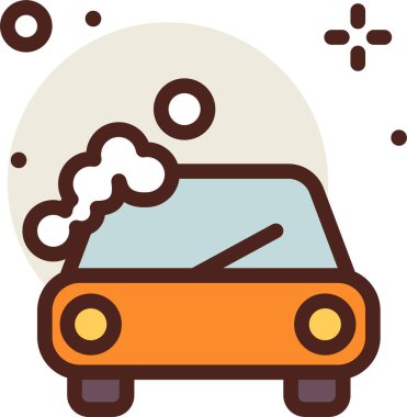 - Araba. Web simgesi basit illüstrasyon